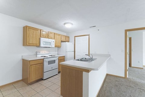 Floor plan for 2 beds, 2 baths, 1229 sqft